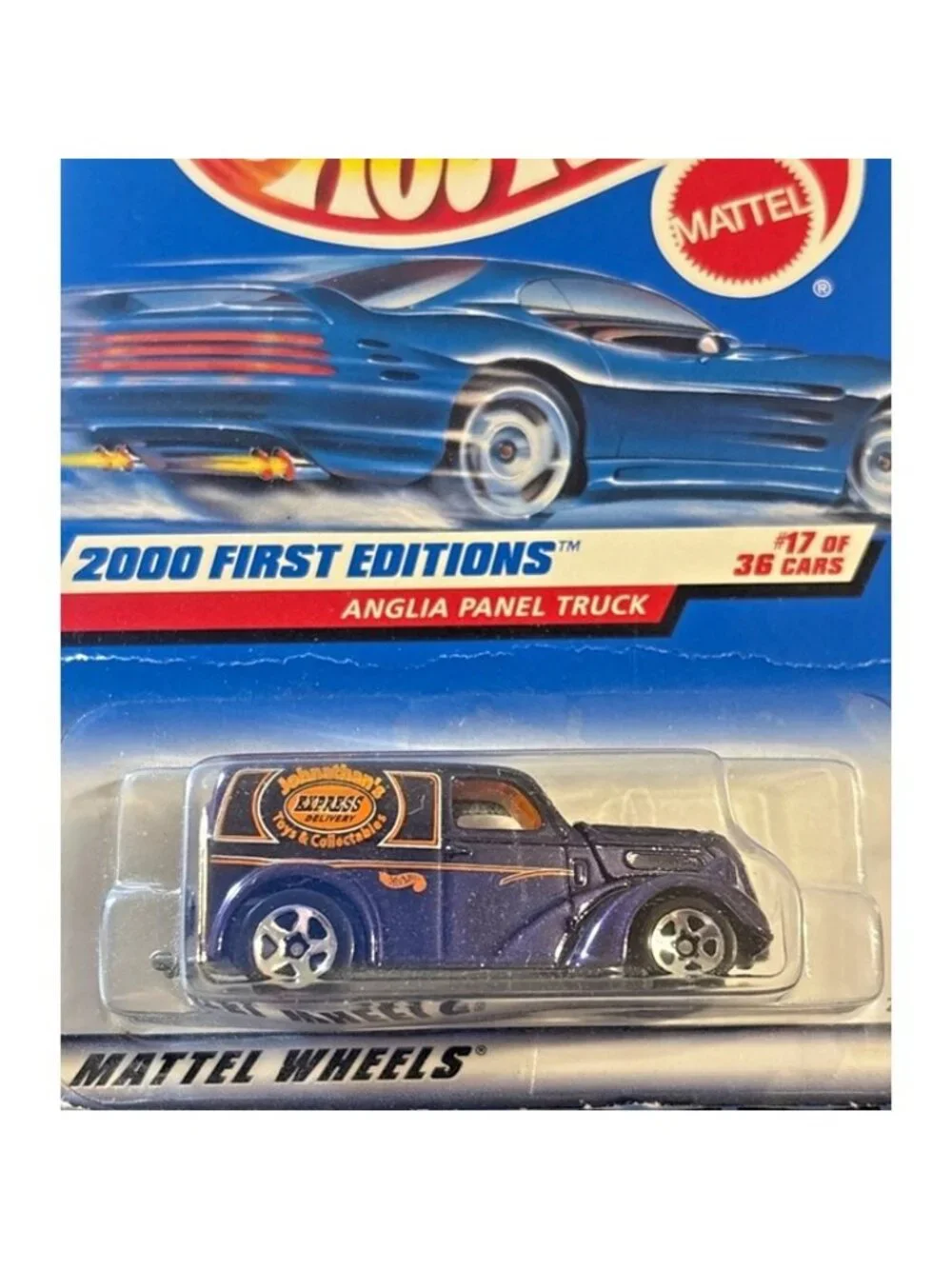 Vintage Die Cast Hot Wheels 2000 First Editions Anglia Panel Truck Collectible